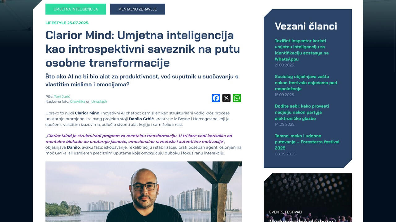 Clarior Mind Article