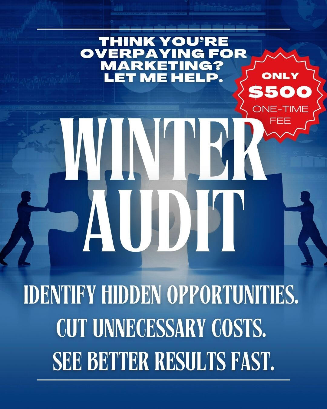 Think you're overpaying for marketing? Let me help.