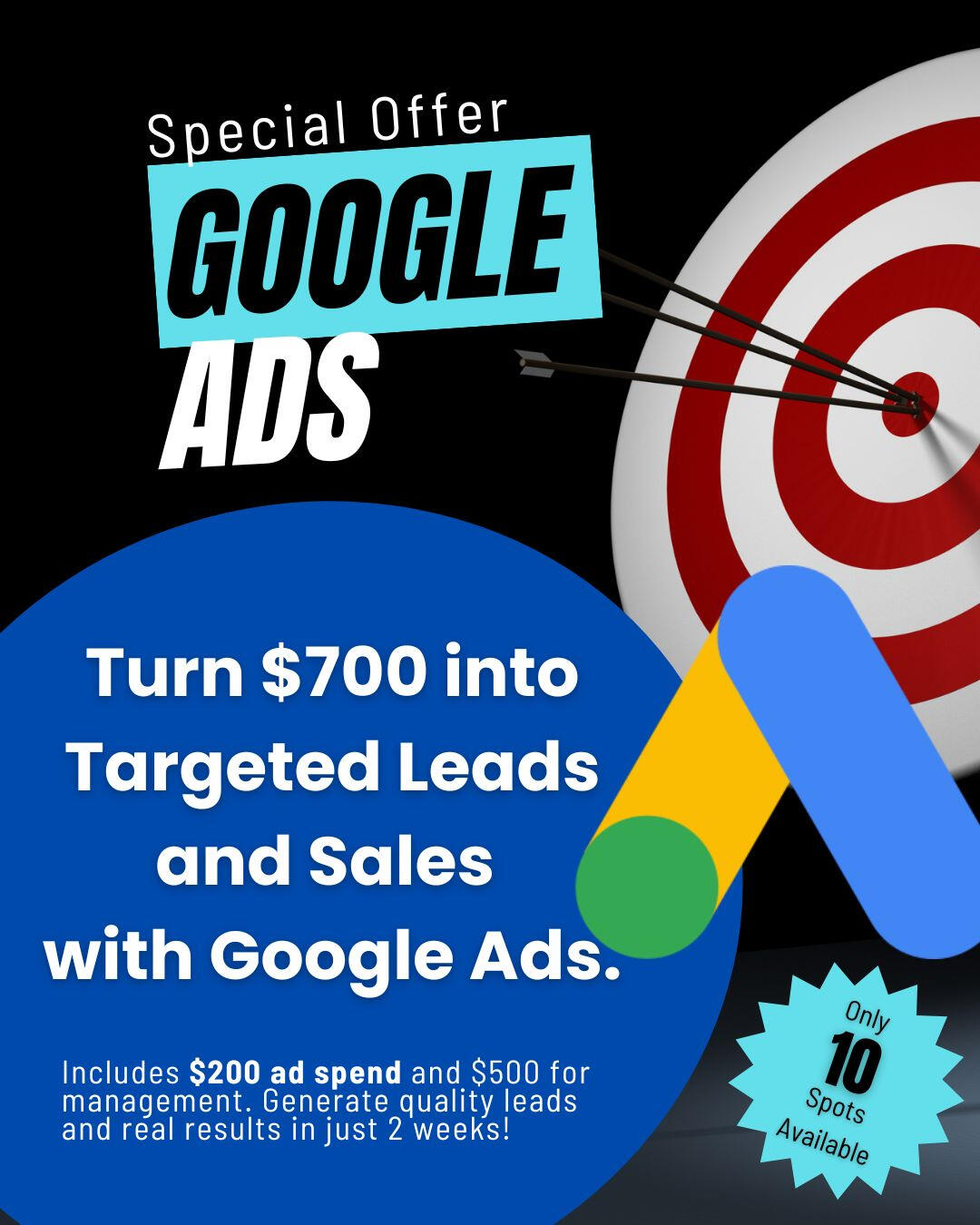 Turn $700 into targeted leads and sales with Google Ads